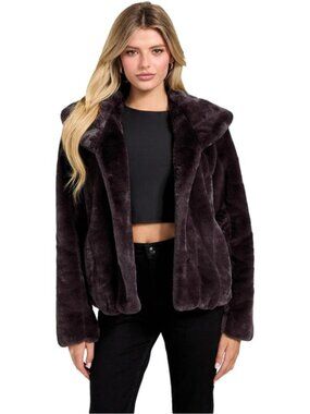 Women's Cold Brew Imported Polyester Faux Fur Lined Classic New Sophy Jackets